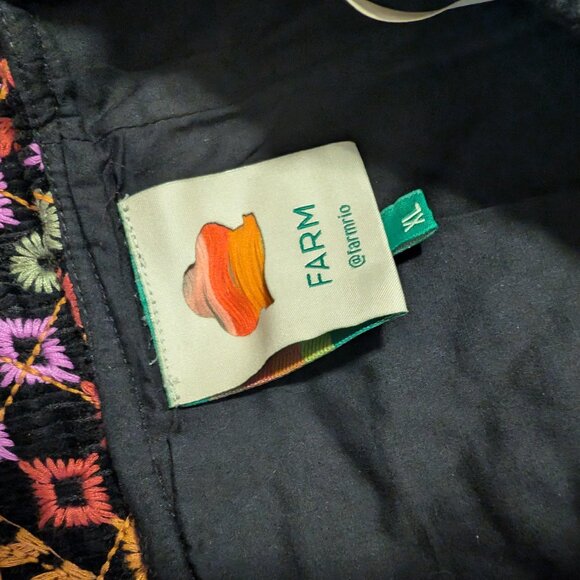 Farm Rio Embroidered Corduroy Mini Skirt | XL - Picture 7 of 7